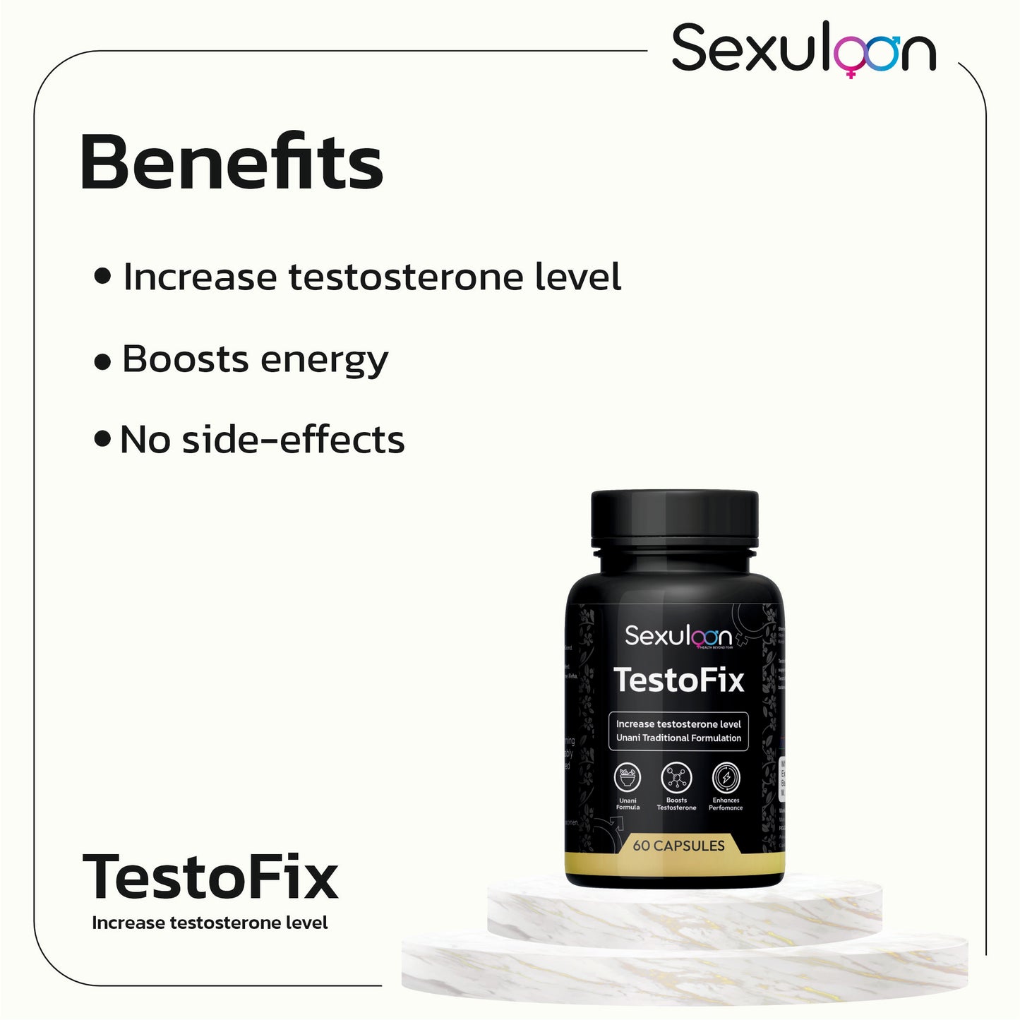 Testofix - Testosterone, stamina & vitality
