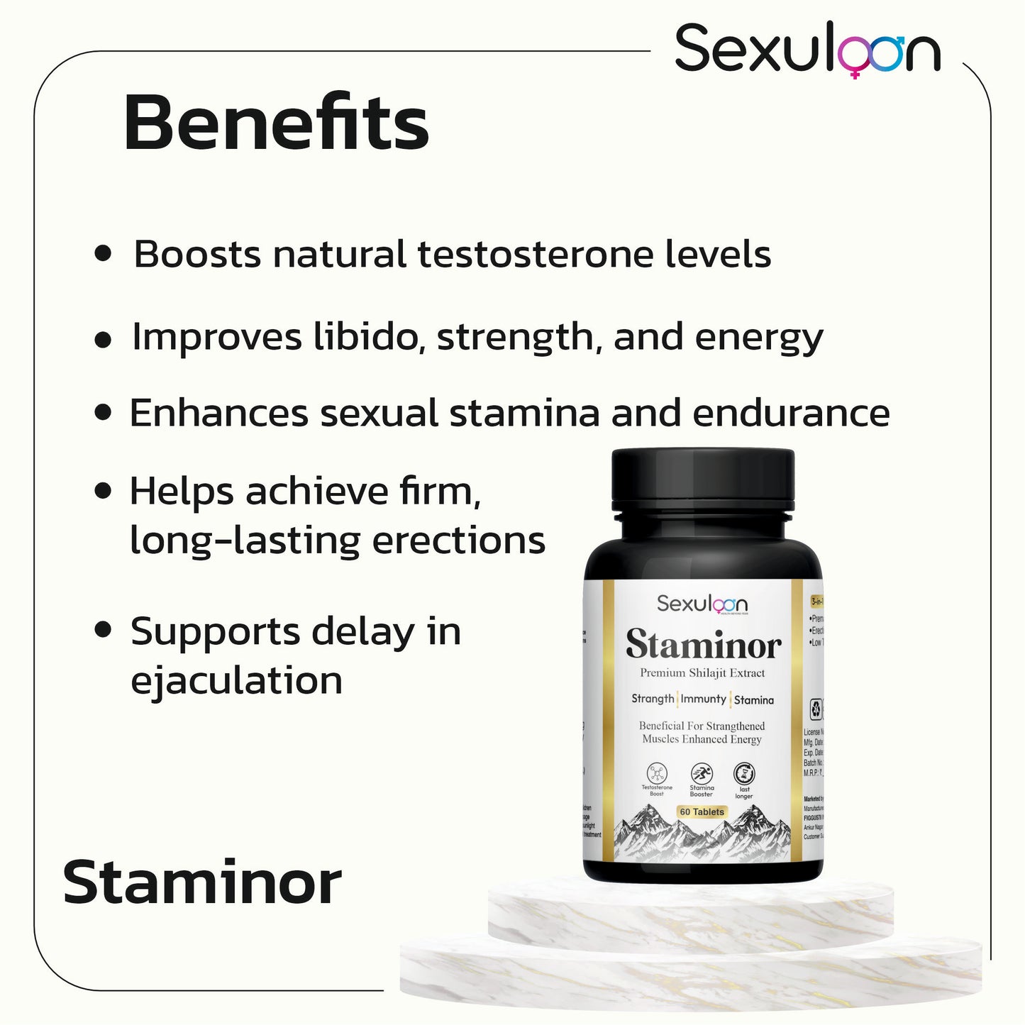 Staminor ā Pure Shilajit Stamina Booster