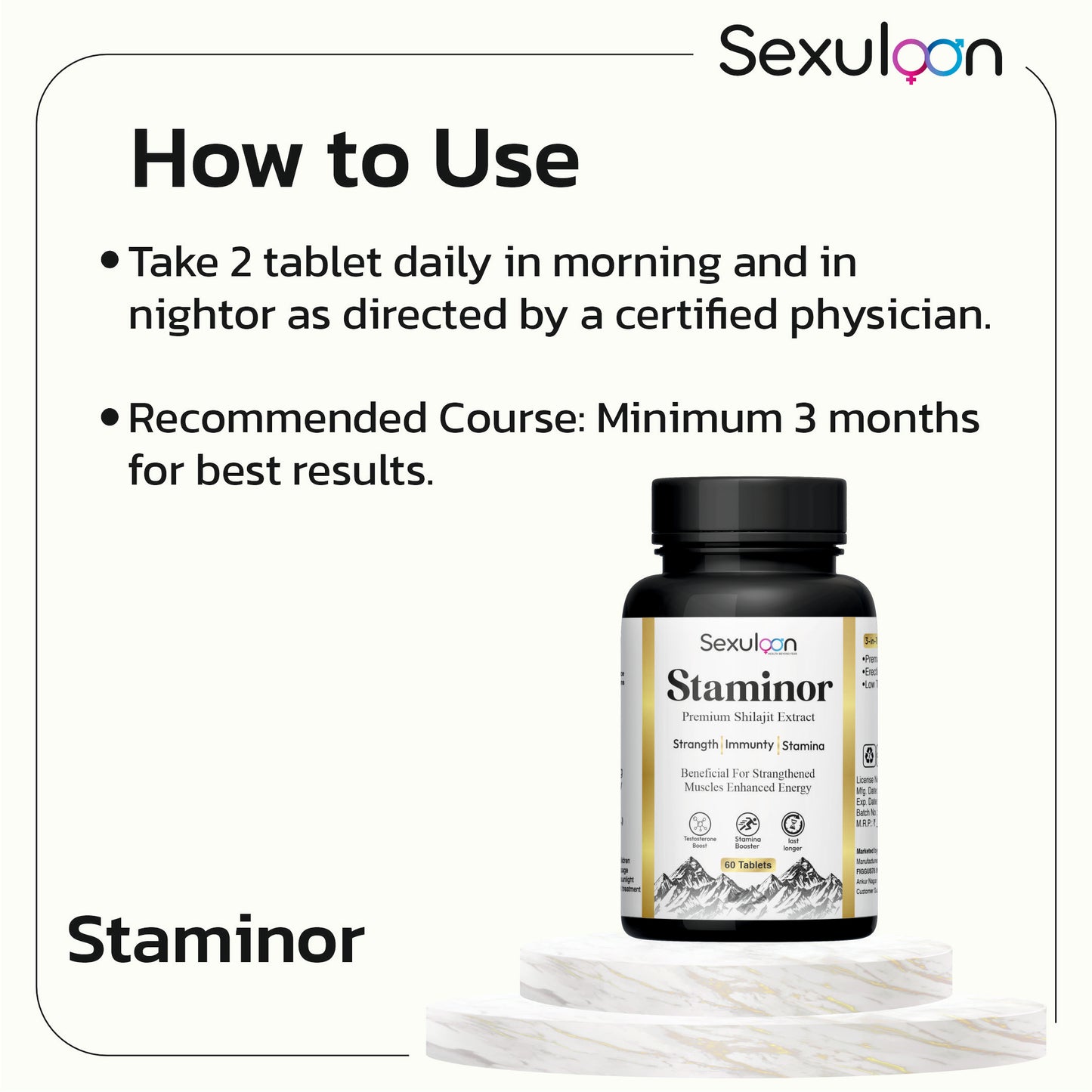 Staminor ā Pure Shilajit Stamina Booster