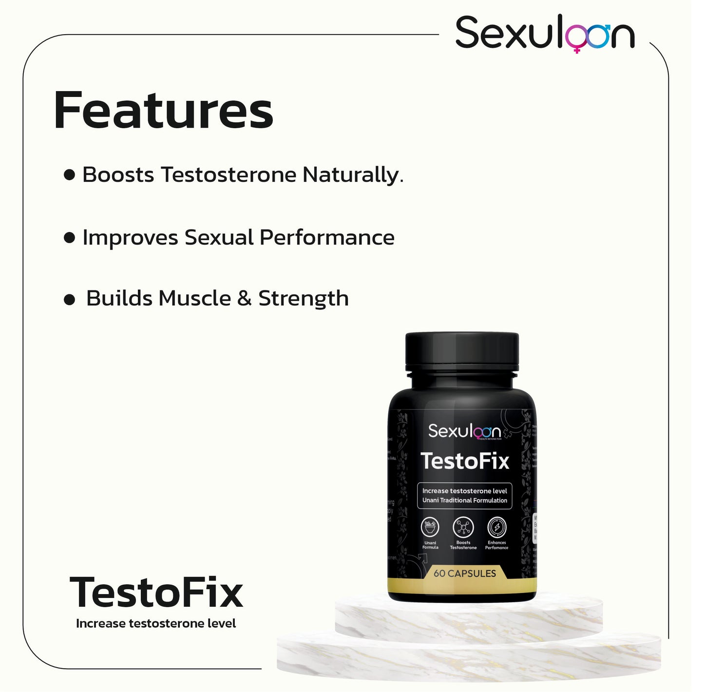 Testofix - Testosterone, stamina & vitality