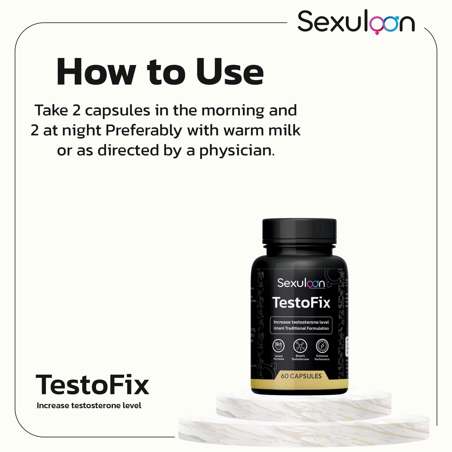 Testofix - Testosterone, stamina & vitality